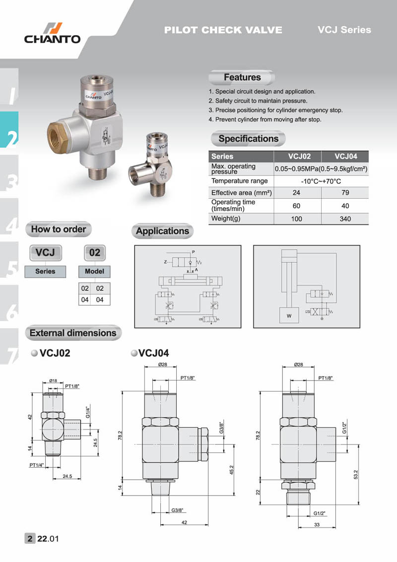 VCJ Pilot Check Valve